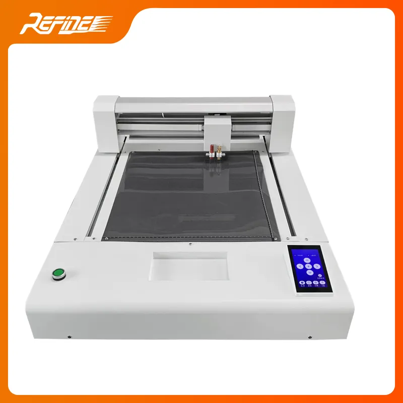 Mini plotter de corte automático de mesa, etiqueta de corte de contorno, adesivos de logotipo, plotter de corte de cama plana